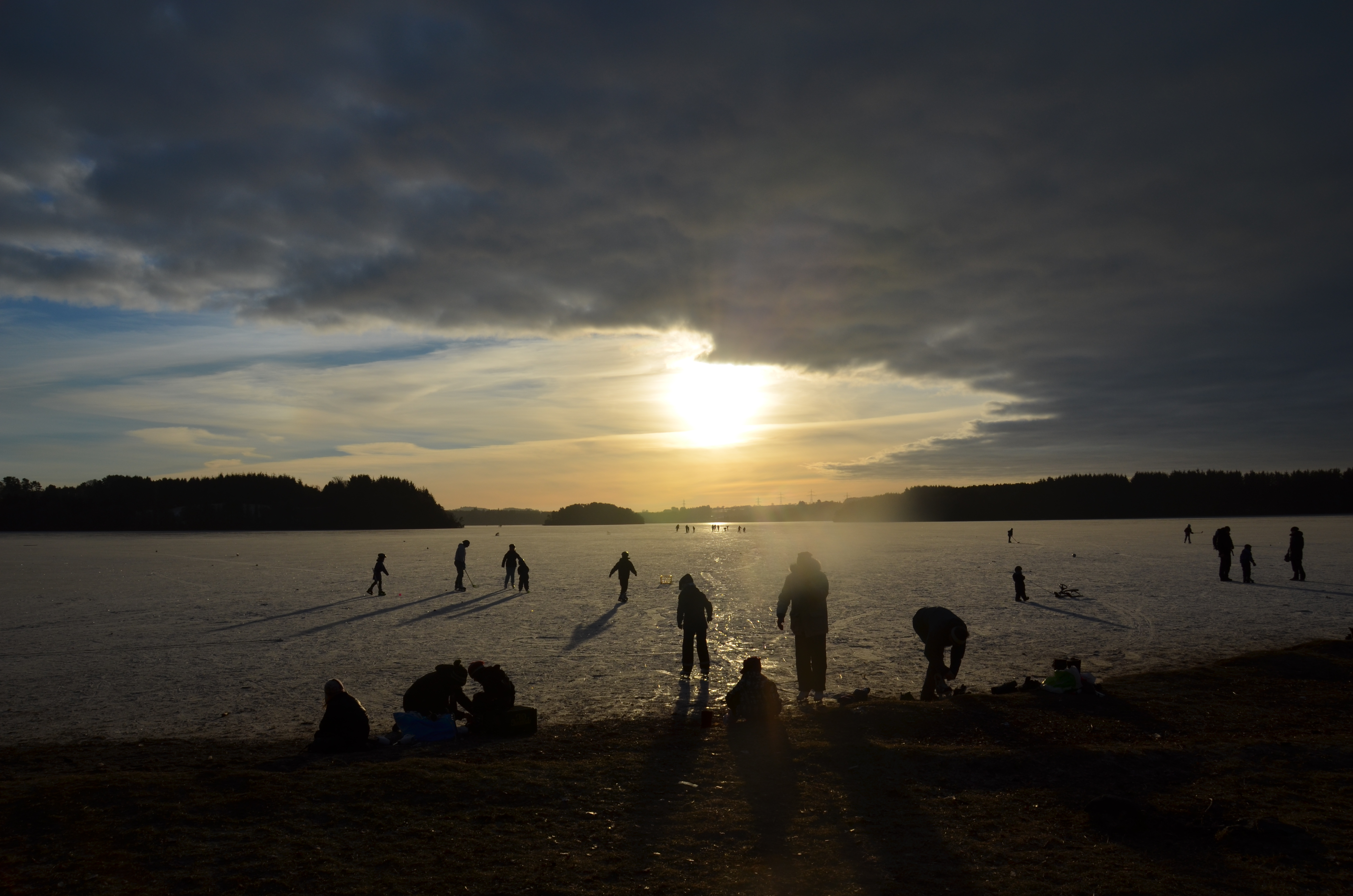 Vinter på Stokkavatnet