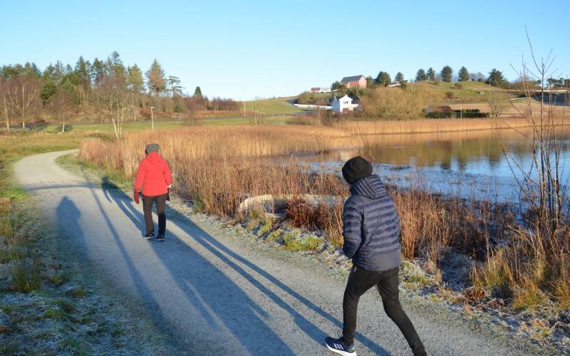 Det er ganske langt - men fint!